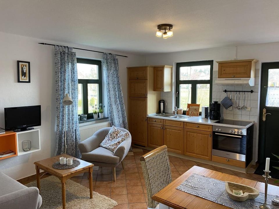 Wohnung in Dargun, Mecklenburg mit Schwimmbad Apartment in Mecklenburgische Seenplatte