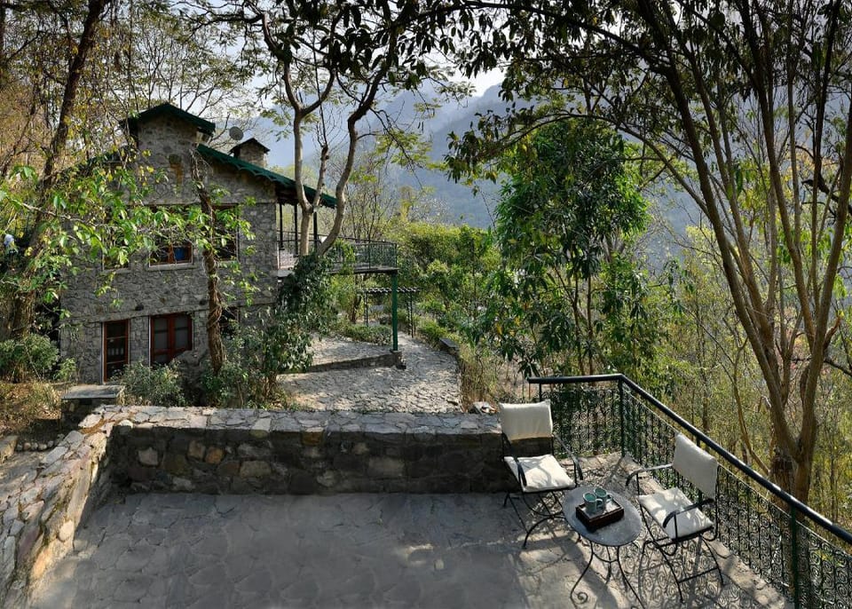 Neemrana's Glasshouse on the Ganges Hotel in Uttarakhand
