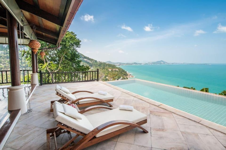 #Villa LOTUS Infinity pool with Seaview 3 BR# Villa in Ko Samui