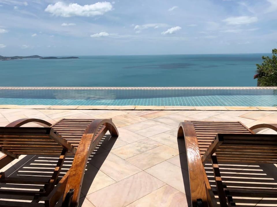 #Villa LOTUS Infinity pool with Seaview 3 BR# Villa in Ko Samui