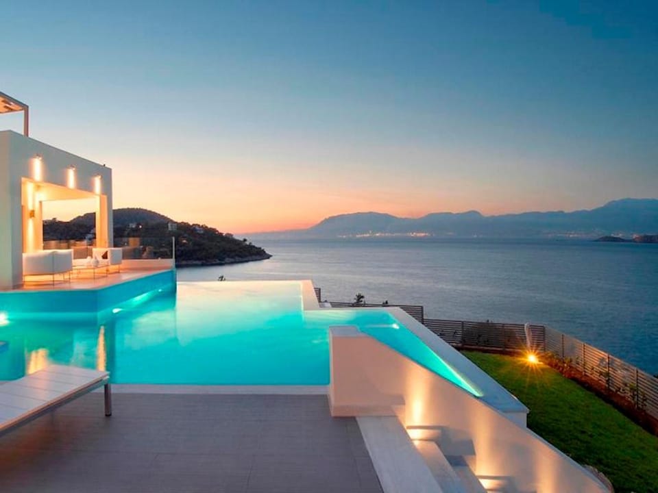 New Luxury Beach front Villa large private pool amazing sea view Villa in Argolis, Greece