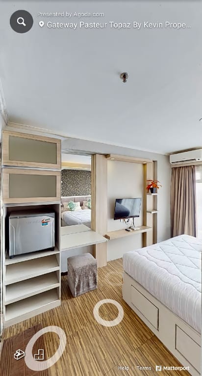 Studio Gateway Pasteur By Kevin Property Topaz B Apartment in Bandung