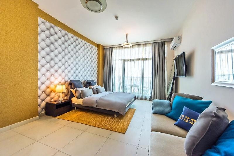 Full Sea, Burj Al Arab View Studio- Hilliana Tower Apartment in Dubai