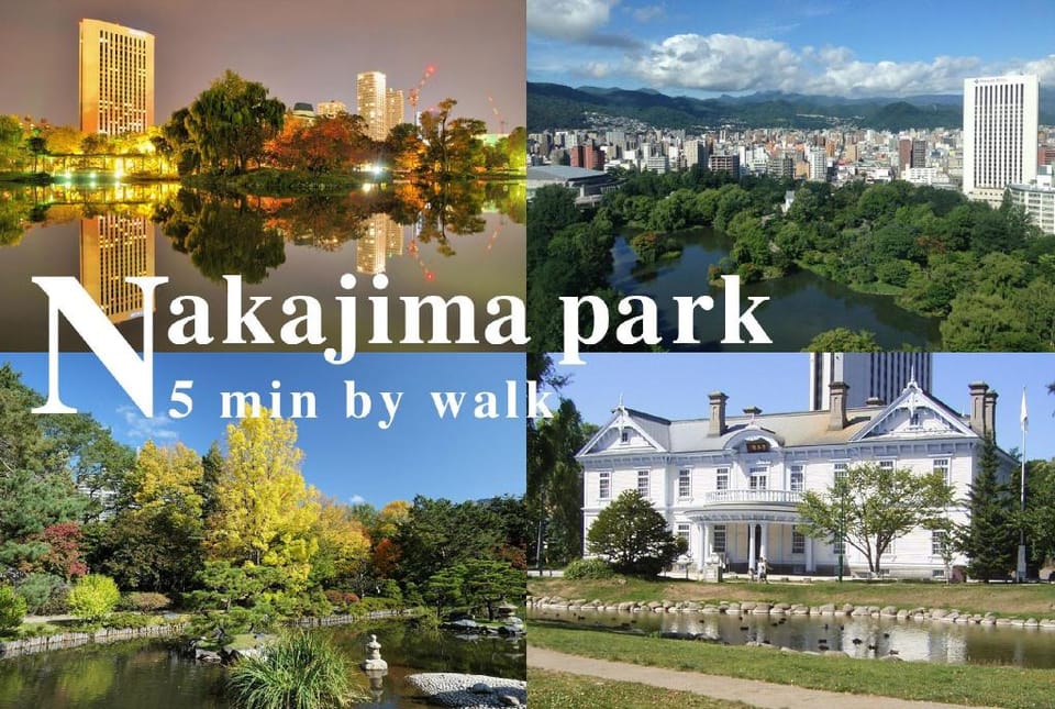 Max7. 5-min by subway to Oodori & Susukino! Apartment in Sapporo
