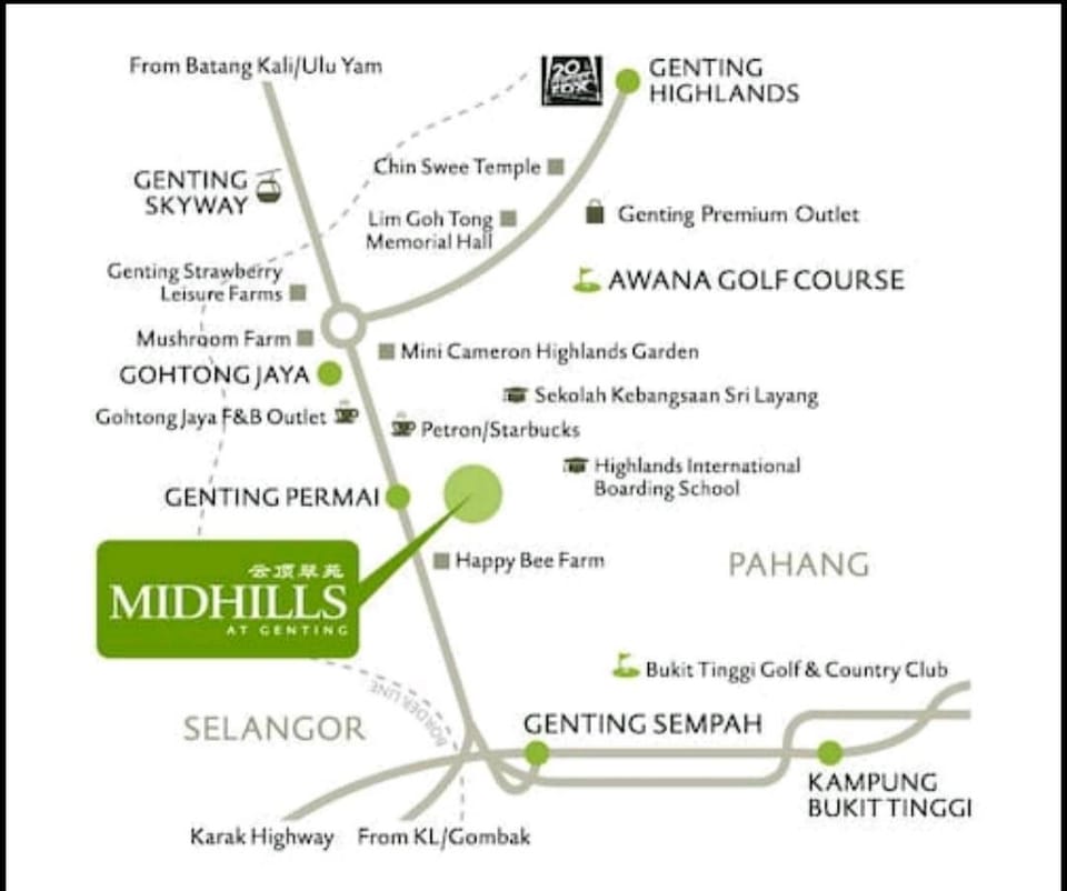 Home Sweet Home 603 Midhills Genting (FREE WIFI) Apartment in Selangor, Malaysia
