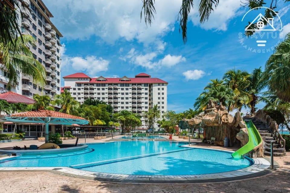 Port Dickson 6pax 2BR Glory Beach Resort Seaview Apartment in Port Dickson