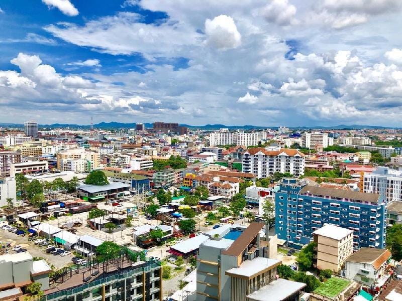 The Base - Luxury, 35sqm, high floor ocean view Apartment in Pattaya City