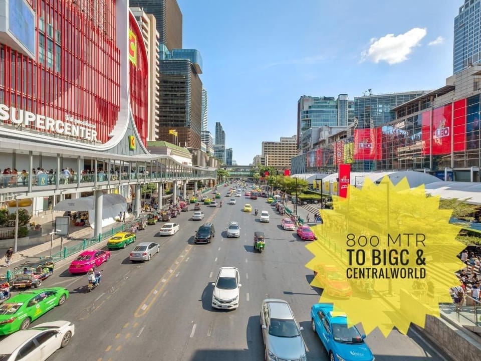 Family Hub @ Pratunam 5 – Group Stay + Free Pickup Apartment in Bangkok