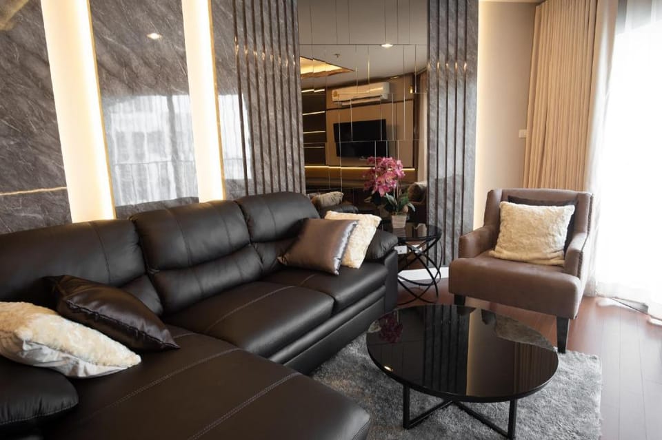 LuxuryDuplex belle condo/Subway Rama9/3BR/BKK/Wifi Apartment in Bangkok