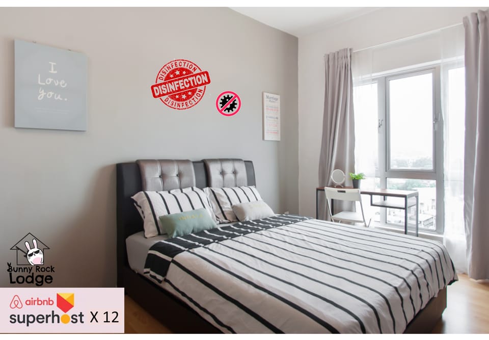 Bunny Rock Lodge@ Kuchai Lama/7pax/wifi500mbps/NSK Apartment in Federal Territory of Kuala Lumpur