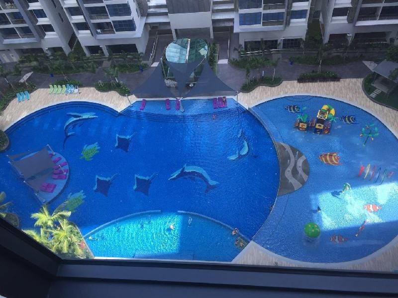 Atlantis Homestay 2b2r@Seaview+Pool view Apartment in Malacca
