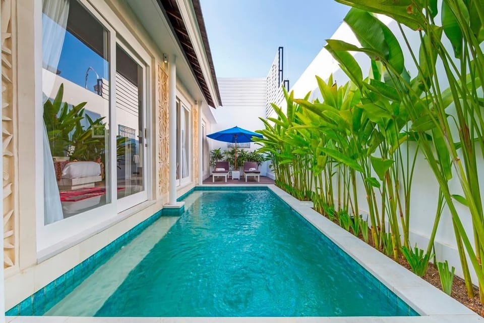 Romantic One Bedroom Private Pool Villa At Bajra Villa in North Kuta