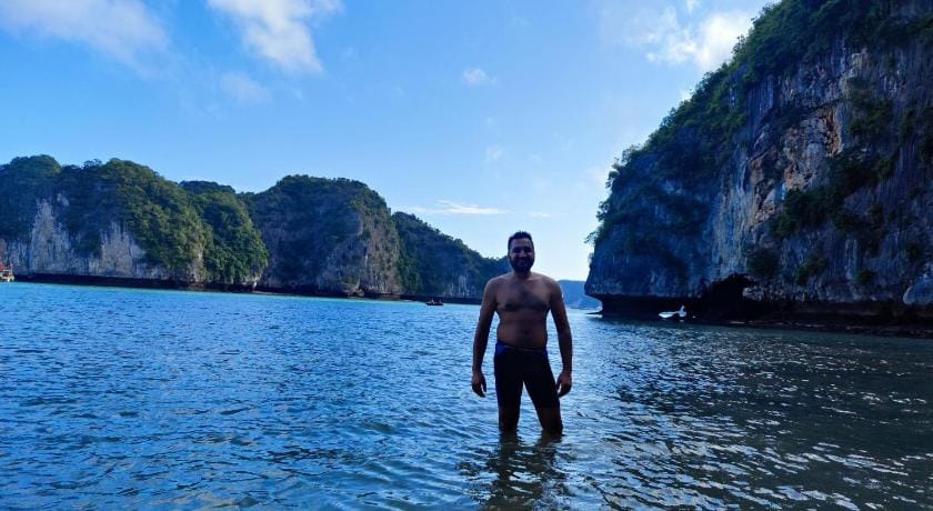 Venezia Halong Cruises Docked boat in Laos