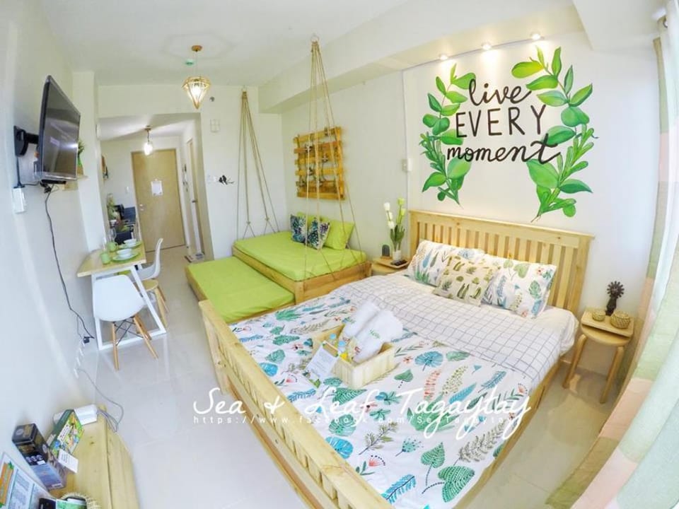 SMDC Wind, Unli Wifi and Netflix with Balcony (L)  Apartment in Tagaytay