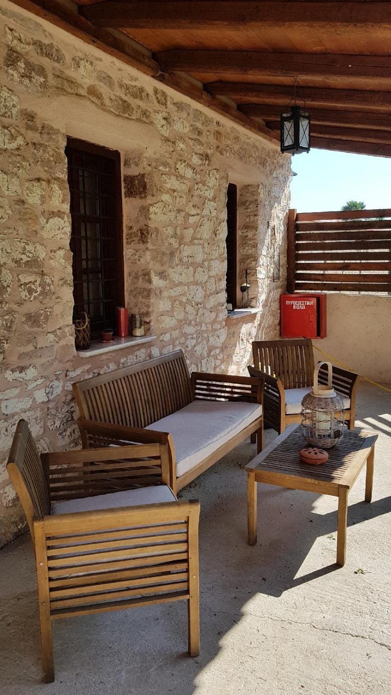 traditional home with plot foretell  the  mountain Vacation rental in Peloponnese, Western Greece and the Ionian