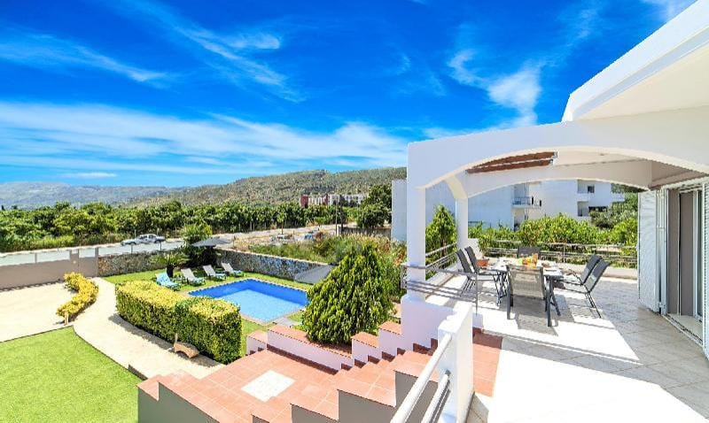 Chania City Villa Heated Pool Villa in Crete