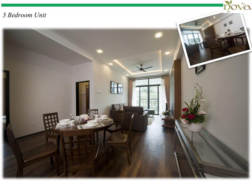 Cameron Highlands 3 bedroom Nova Apartment in Brinchang