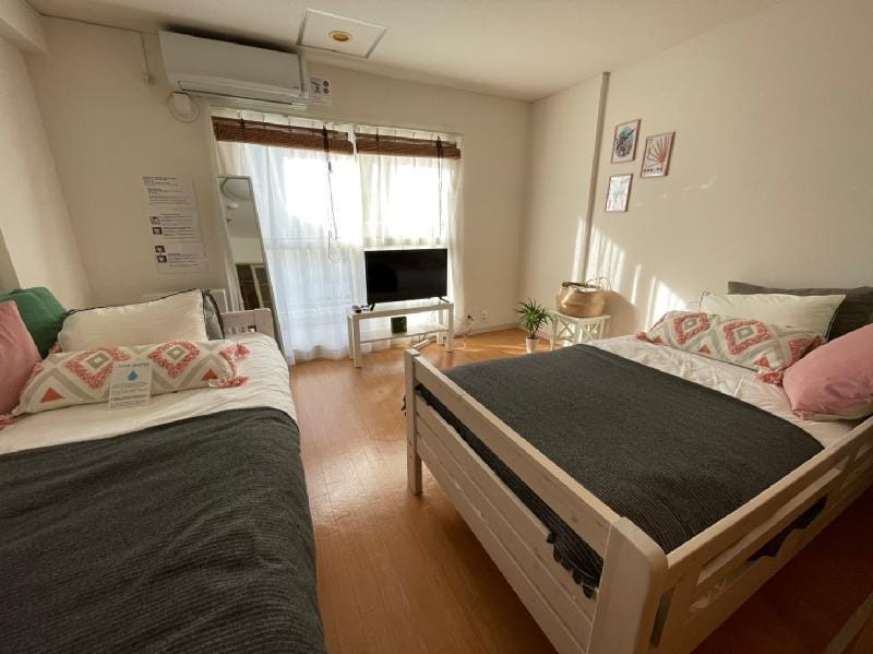 F606/wifi/1min walk to tram/Susukino/2pax Apartment in Sapporo