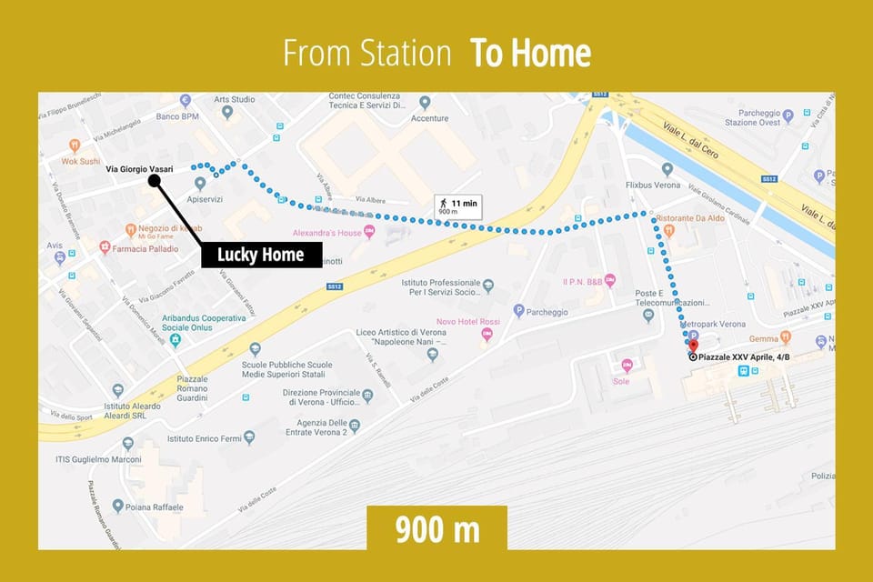 Lucky Home - Near train station & City center Apartment in Verona