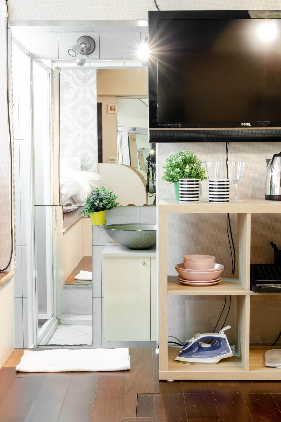 HK1102 Cozy studio 7mins to Ximen MRT Apartment in Taipei City