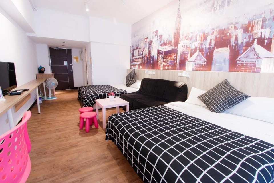 Taipei MRT 5 second 3-6 person room Apartment in Taipei City