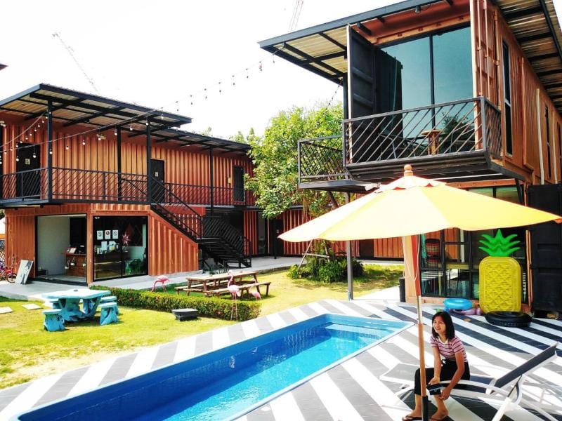 JN9 Pool Villa 150M Jomtien Beach Villa in Pattaya City
