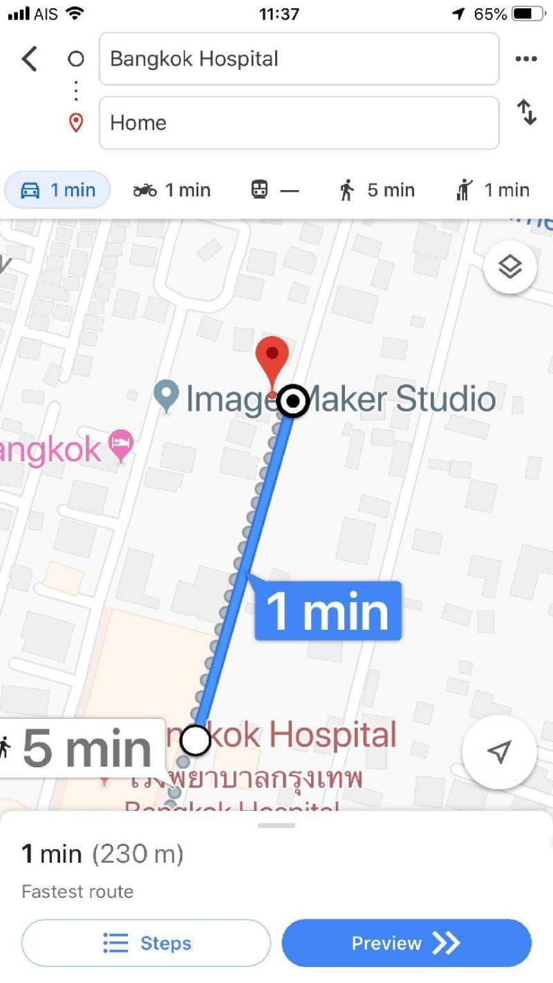 GreenRoomVery Close&Walk Distance Bangkok Hospital Vacation rental in Bangkok
