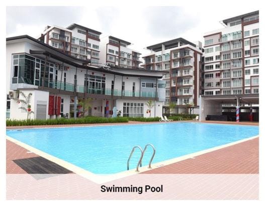 SweetHome 3BR aprt1226Sft@P'Residence Kuching3 Apartment in Kuching