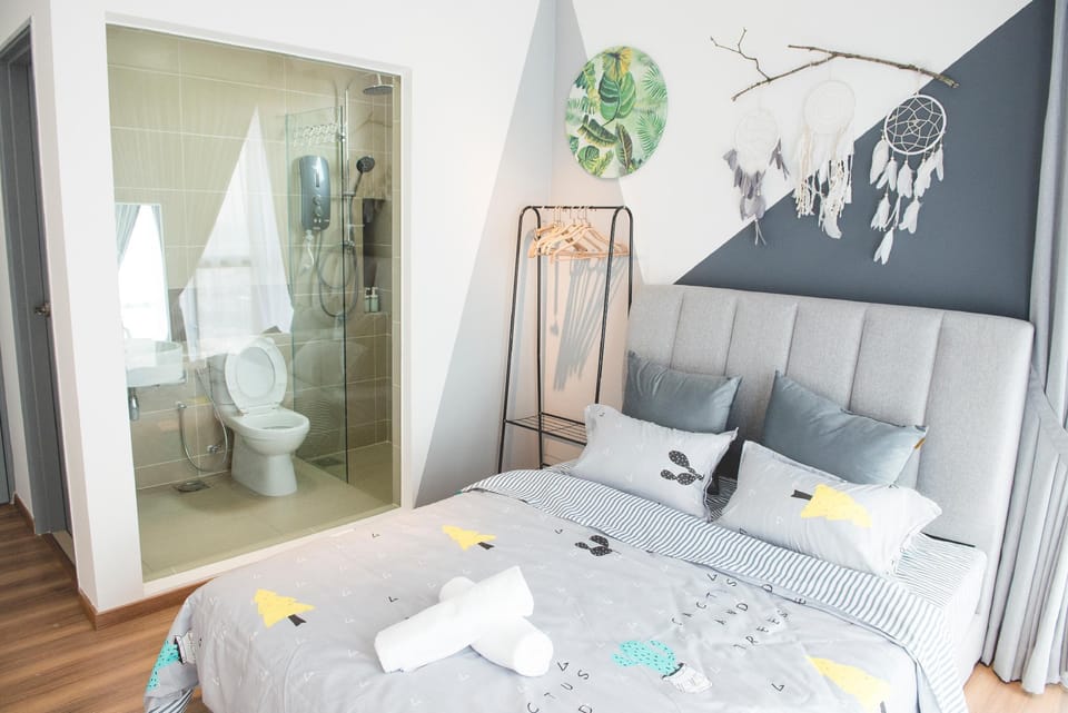 Cozy Nordic Stay,5 pax|TheMines|C180|UPM Apartment in Negeri Sembilan, Malaysia
