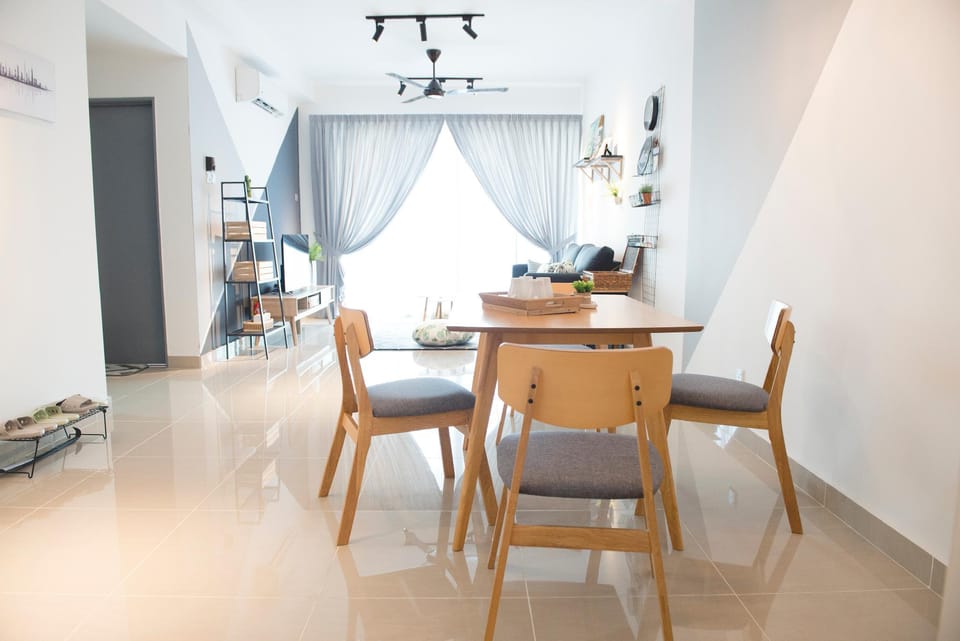 Cozy Nordic Stay,5 pax|TheMines|C180|UPM Apartment in Negeri Sembilan, Malaysia