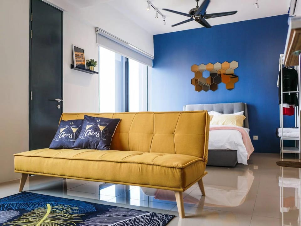 NEW#ShinyLove#Studio#1CPark#FullySeaView#Georgetow Apartment in George Town