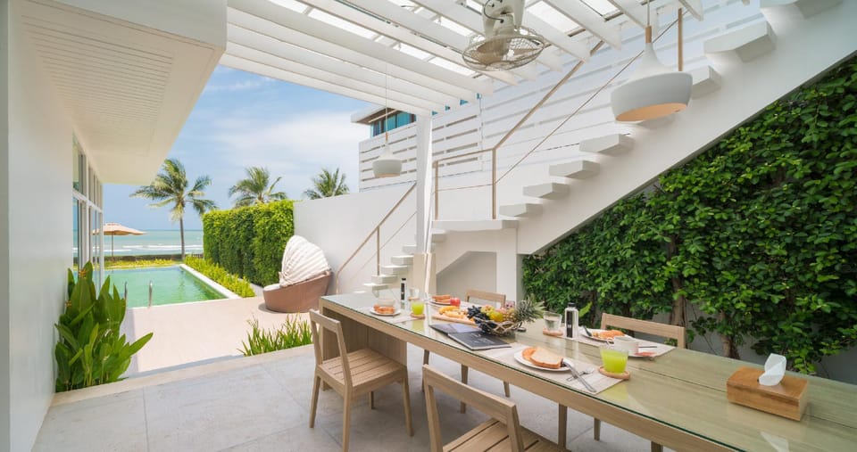 Modern 8 bedroom Beachfront Villa Combo Villa in Prachuap Khiri Khan, Thailand