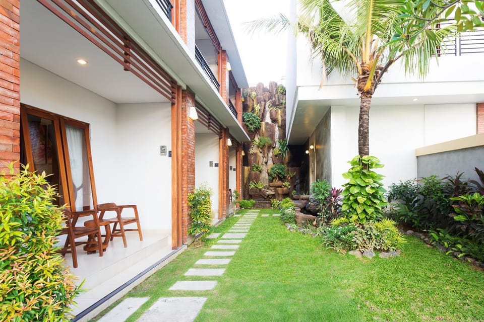 Rice Field View Superior At Kubu Bali Suite Apartment in North Kuta