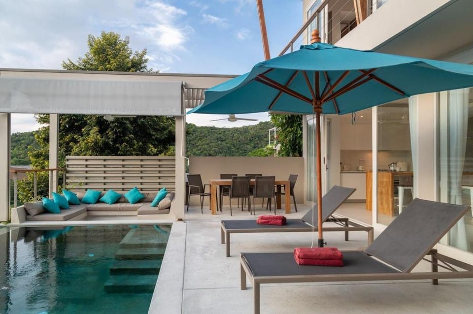 FLEX . SABAI 3br - Pool, Panoramic Sea View Villa in Ko Pha-ngan Sub-district