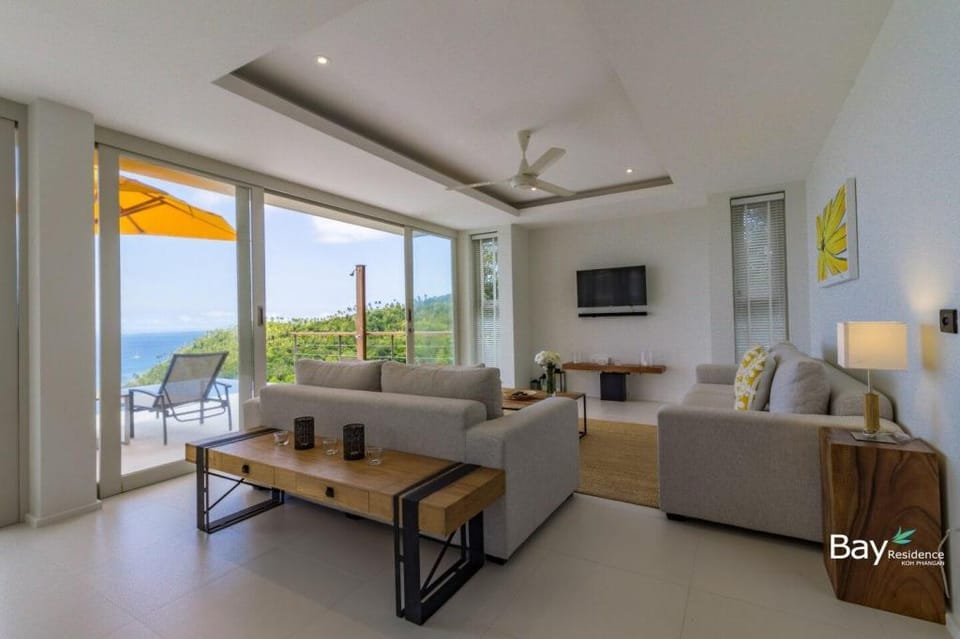FLEX. MANAO 3br - Pool, Design, Panoramic Sea View Villa in Ko Pha-ngan Sub-district