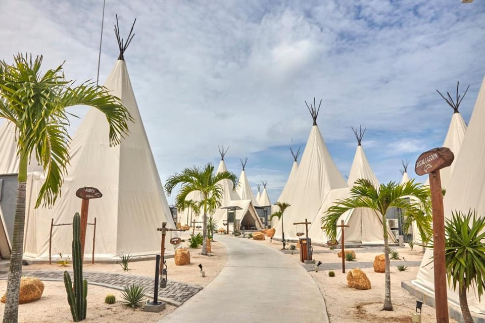 The ANMON Resort Bintan Luxury tent in Teluk Sebong