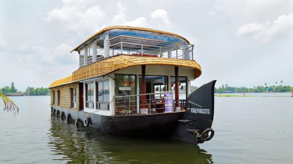 Upper Deck Houseboats Docked boat in Alappuzha