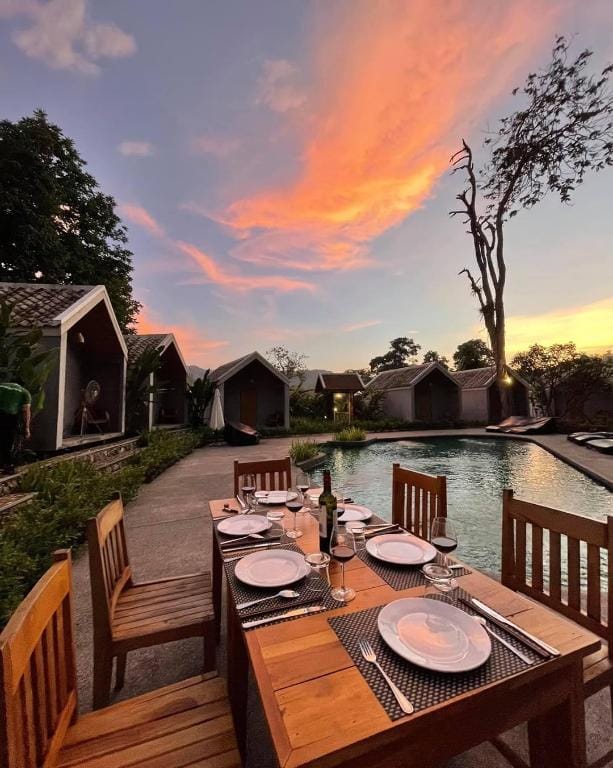 Luxury Camp@Green Jungle Park Lodge in Luang Prabang Province, Laos