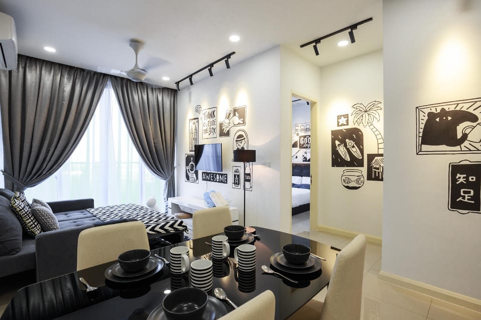 SUPER NEAR Legoland| IG spot Art Space@ D Pristine Apartment in Johor