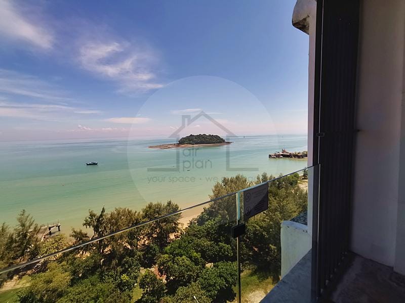 PD Waterfront Full Seaview Studio (Up to 3 pax) Apartment in Port Dickson