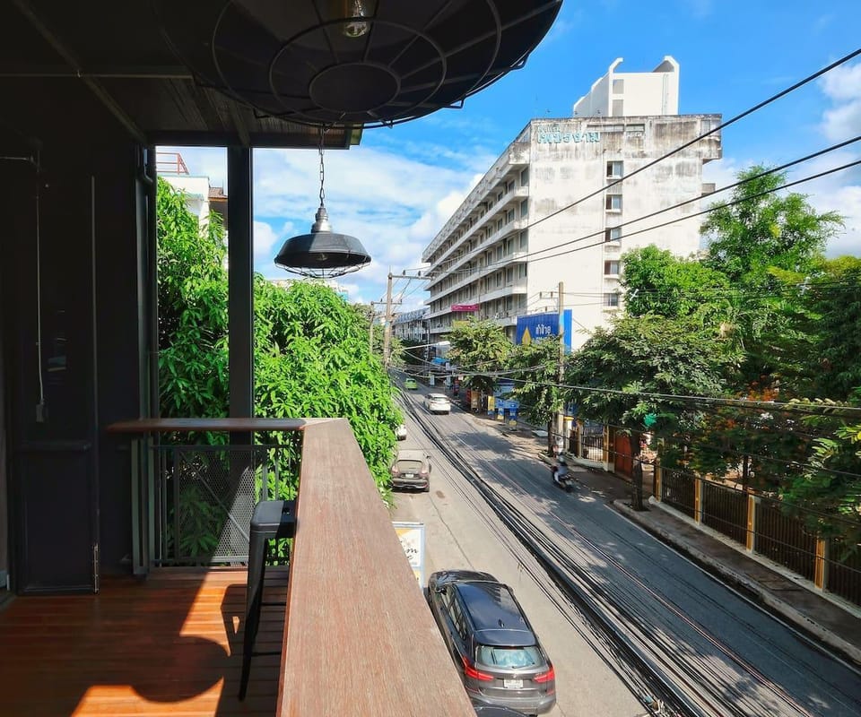 35SQM Room with Terrace near Night Bazaar Apartment in Chiang Mai