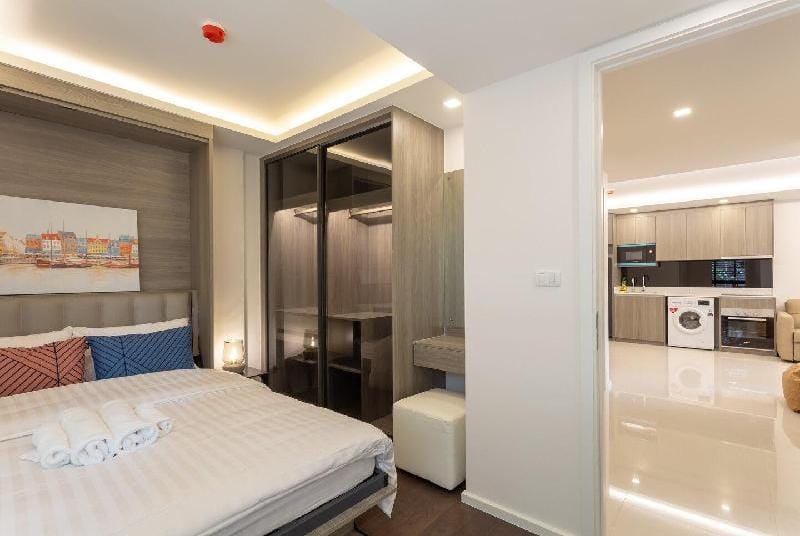 Asok&Sukhumvit#Near T21&Nana#Max6#2BR@1F(10)  Apartment in Bangkok