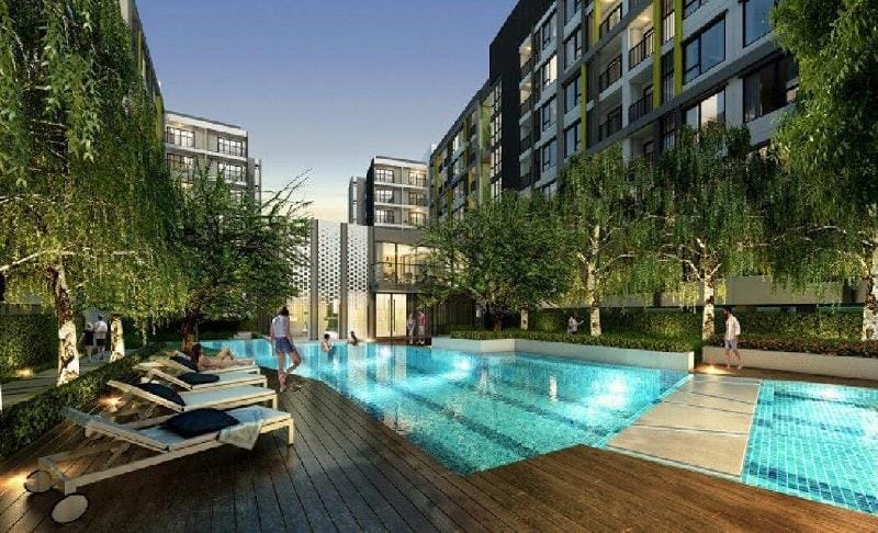 Exquisite apartment Stylish pool + gym/mono8 Apartment in Bangkok