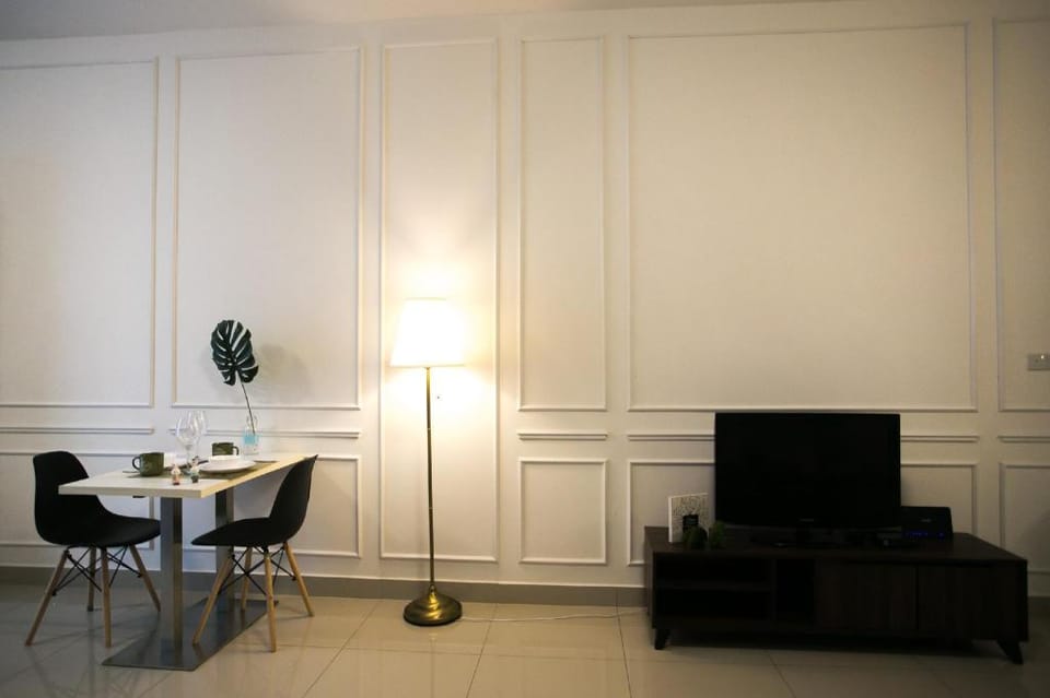 White Minimalist at Twin Galaxy Residences JB Apartment in Johor Bahru