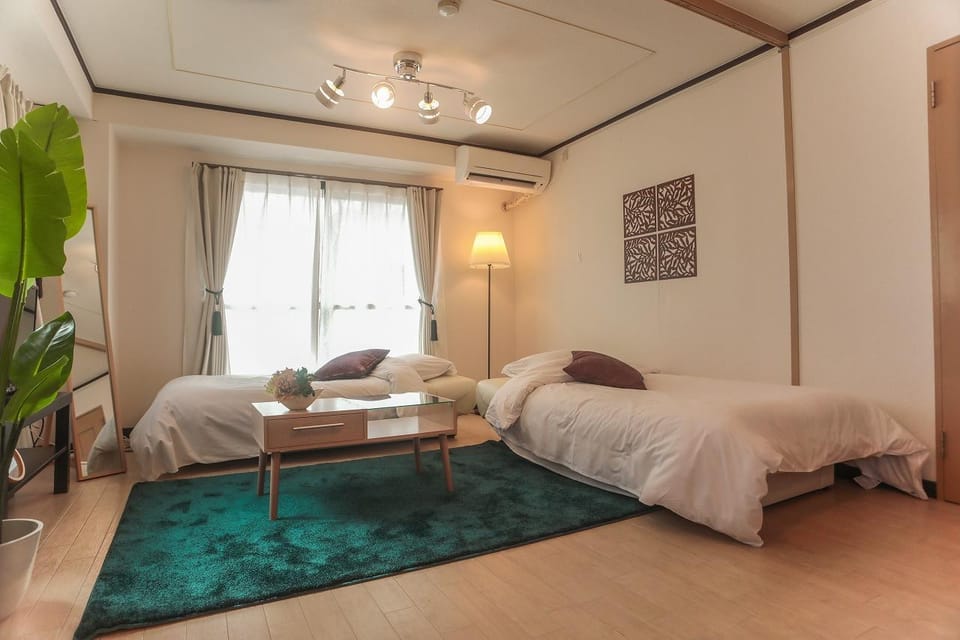 Osaka 2 bed rooms 7bed Tennoji Station E01 Apartment in Osaka