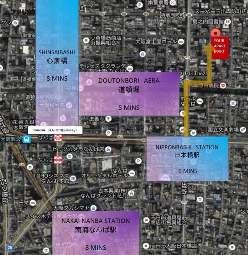 10F) New Namba/Dotonbori Erde Tatami Family Room03 Apartment in Osaka