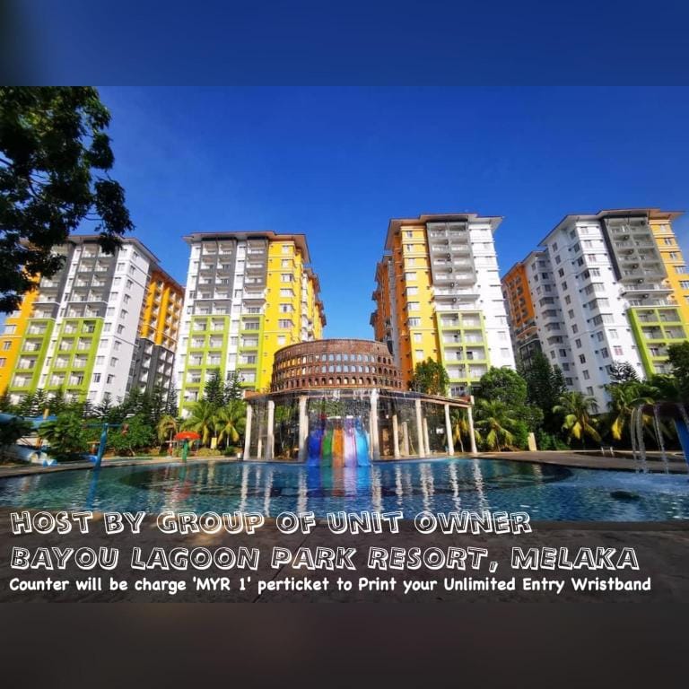 JACUZZI FREE WATERPARK Bayu Resort Themepark  3 Vacation rental in Malacca