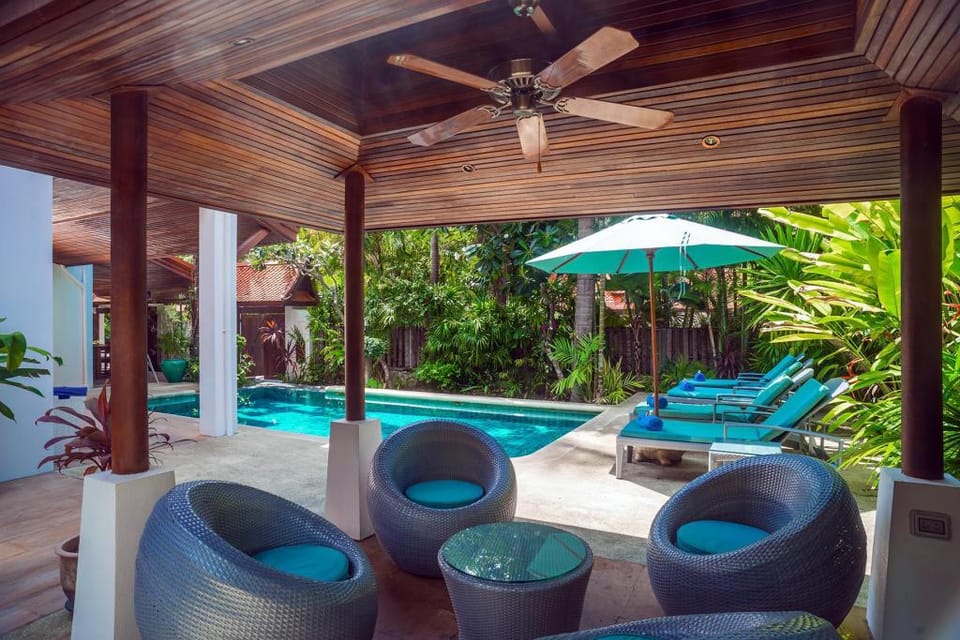 Beachfront Resort Villa Baan Tawan 3BR Villa in Ko Samui