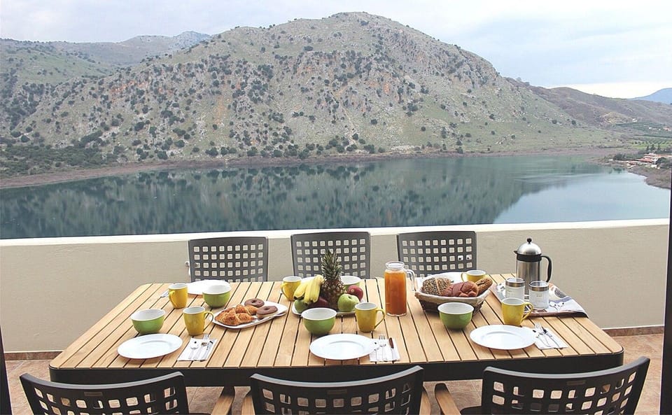 Cretan Lux Villa in Unrivaled Position in Kournas Villa in Crete