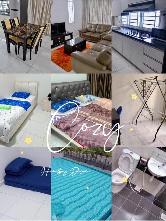 Cozy Homestay Desaru (Family) / Pool/ Parking Vacation rental in Johor